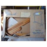 Oval needlework Stand and needlework Hoops