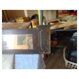 Vintage Mirror - 30 x 10 or so - - - Repurpose