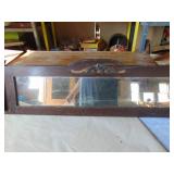 Vintage Mirror - 30 x 10 or so - - - Repurpose