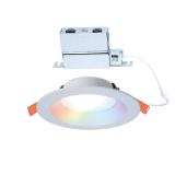 RL 6 in. Color and Tunable White Regresed Canless Smart Wi-Fi LED Recessed Downlight with WiZ Pro