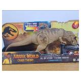 Jurassic World: Chaos Theory All-Out Attack Tyrannosaurus Rex Dinosaur Action Figure Toy - Retail: $58