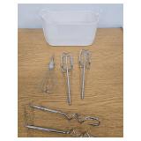 Beautiful 6-Speed Electric Hand Mixer, White Icing by Drew Barrymore WORKS