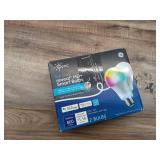 GE 2pk CYNC Reveal Smart A21 LED Light Bulbs Full Color: Voice Control, Energy Star, Alexa & Google Assistant Compatible
