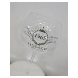 Vintage1965 Engraved Wine Glass