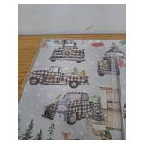 Christmas Truck Wrapping Paper - 4 Jumbo Sheets, 28 * 40 Inches