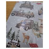 Christmas Truck Wrapping Paper - 4 Jumbo Sheets, 28 * 40 Inches - Rustic Farmhouse Xmas Gift Wrapping Paper