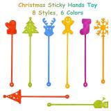 36 Pack Christmas Sticky Hands Toys