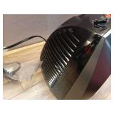 Vornado VH240+ 1500-Watt Black Indoor Electric Fan Space Heater Charcoal gray - Retail: $60