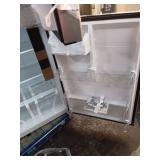 18.1 cu. ft. Top Freezer Refrigerator in Fingerprint Resistant Stainless Steel Look, Garage Ready (Cosmetic Damage) - Retail: $529