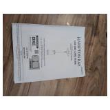 Hampton Bay 48K BTU Stainless Steel Patio Heater - Retail: $159