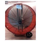 Commercial Electric 30 In. Heavy Duty 2-speed Direct Drive Drum Fan (Cosmetic Damage) - Retail: $344