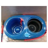 O-Cedar EasyWring Deep Clean Microfiber Spin Mop with Bucket System and 1 Extra Mop Head Refill