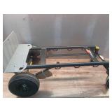 800 lbs. Capacity Convertible Steel Hand Truck, Wide Dual Mode Adjustable Height Handle, Simple/Safe Flatbed Conversion - Retail: $179