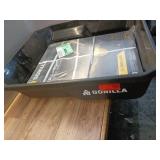 4 cu. ft. Poly Utility Garden Cart, 300 lbs. Capacity, 12 in. No-Flat Tires, Extra-Wide Foldable Handle - Retail: $99