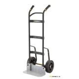 1,000 lbs. Capacity Steel Hand Truck with Multi-Grip Power Handle, Wide Load Toe Plate Super Duty Axle, Flat Free Tires - Retail: $149