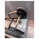 1,000 lbs. Capacity Steel Hand Truck with Multi-Grip Power Handle, Wide Load Toe Plate Super Duty Axle, Flat Free Tires - Retail: $149