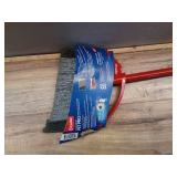 O-Cedar PowerCorner Pet Pro Broom w/ Step-On Dustpan  Large  14