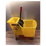 Rubbermaid Commercial Products 7.75-Gallons Down-Press Mop Wringer Bucket - Retail: $70