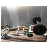 1,000 lbs. Capacity Convertible All Aluminum Hand Truck with Multi-Grip Power Handle, Wide Load Toe Plate Technology - Retail: $249