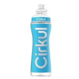 Cirkul 22oz. Blue Plastic Grip Squeeze Water Bottle & Sport Lid, BPA-Free, Non-Slip Design for Gym, Biking & Sports with Flavor Cartridge Included (FitSip Mixed Berry)