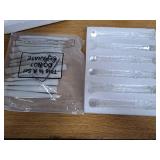 Christmas Tree Candles with Remote Timer Real Glass Icicle Ornaments - 12 Pack Flameless Flickering Battery Operated Candles Lights for Xmas Tree Decoration Taper LED Candlestick with Glass Hook