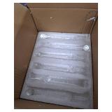 Christmas Tree Candles with Remote Timer Real Glass Icicle Ornaments - 12 Pack Flameless Flickering Battery Operated Candles Lights for Xmas Tree Decoration Taper LED Candlestick with Glass Hook