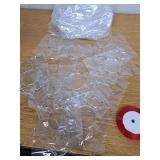 Vercraft 60 Pcs 2026 Christmas Snowflake Ornament Frame with Red Ribbon, Acrylic Blank Clear Photo Ornaments Bulk, Hanging Photo Ornaments for Christmas Tree Decoration (Snowflake Style)