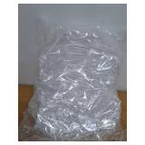 Vercraft 60 Pcs 2026 Christmas Snowflake Ornament Frame with Red Ribbon, Acrylic Blank Clear Photo Ornaments Bulk, Hanging Photo Ornaments for Christmas Tree Decoration (Snowflake Style)