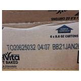 (Best by January 21st 2026)  belVita Soft Baked Breakfast Bars, Oats & Chocolate, 6 Boxes of 5 Packs (1 Biscuit Per Pack)