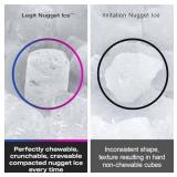 GE Profile Opal 2.0 with 0.75 Gallon Tank, Chewable Crunchable Countertop Nugget Ice Maker, Scoop included, 38 lbs in 24 hours, Pellet Ice Machine with WiFi & Smart Connected, Black Stainless Steel (M