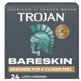 Trojan Premium Latex Condoms BareSkin Value Pack 00022600998532 Basic male condom (EXPIRES 1/1/2030)