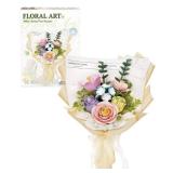 ROKR 3D Puzzles for Adults,Bouquet Flower Building Set,DIY Flower Kit,Ideal Gift for Home Decor
