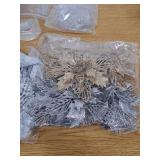 HyDren 91 Pcs DIY Wall Christmas Tree Kits, 66 Ft Xmas Garland Star