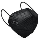 Boncare KN95 Face Masks 50 Pack, Black, 5-Layer Disposable Face Masks, Breathable and Comfortable