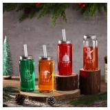 24 Pcs Christmas Cups Bulk 13.5 oz