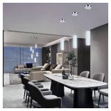 3-Pack Modern Crystal LED Pendant Lights