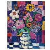 Puzzles for Adults 1000 Pieces, Flower in Vase Jigsaw Puzzle -20 x 27 Inches