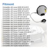 WMPHE Xenon HID Headlight Ballast D4S/D4R Replacement for 85967-45010 8596745010 DDLT004 Compatible with Lexus IS250 RX350 GS350 LX570 Subaru Forester Toyota Avalon Control Unit Module Igniter Cable