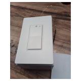 10 Amp 3-Way Smart Home Specialty Light Switch with Wi-Fi and Bluetooth Technology, White, Powered by Hubspace (1-Pack)