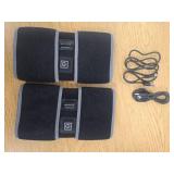 Heated Knee Wraps with USB Power - Black/Gray - Retail: $25