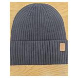 2 Count Warm Winter Beanie Unsex, Black and Gray