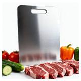 Titanium Cutting Board for Kitchen Durable 13"x9" Metal Chopping Mat