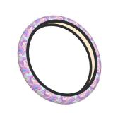Colorful Unicorn Steering Wheel Cover