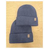 2 Count of Vaxirauo Warm Winter Beanies- Unisex