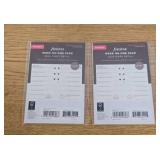 2 Count Filofax Pocket day per page English appointments diary - 2025