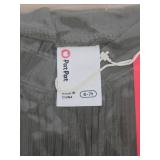 Short Sleeve Colorblock Striped Ruched Bodycon Midi Dress Army Green Grey Black Stripe Dresses for Girls 6-7 Years