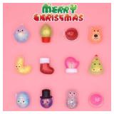 12 Pack Christmas Squeeze Toys