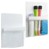 Magnetic Pencil Holders Fridge, 2 Pack 4.72" x 6.5" Pack of 2
