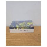 GenCrafts 0.74 oz Multi-Color Semi-Gloss Acrylic Art Paint (24 Pack)