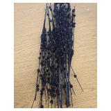 3 Boxes of efivs arts 10 Pack Black Artificial Glitter Berry Stems 15.7"